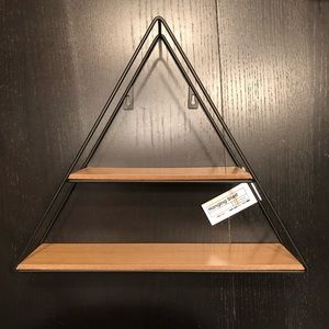 Triangle Hanging Wall Shelf